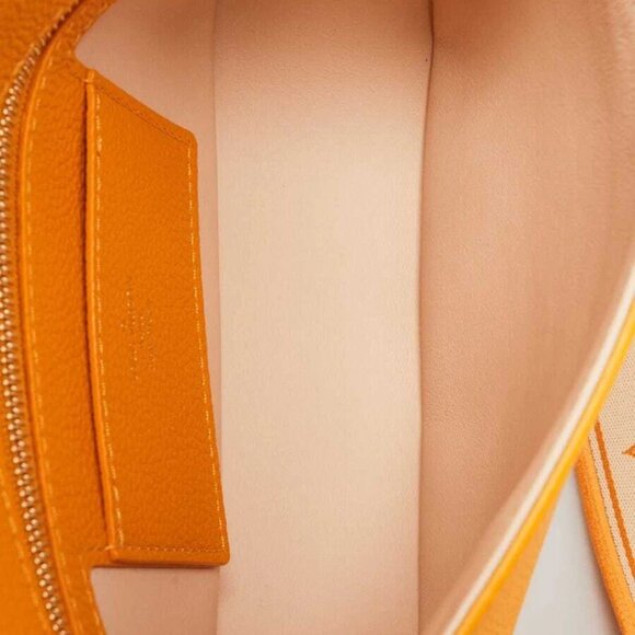 Louis Vuitton Sunbeam Yellow Calfskin Leather LV Pont 9 Soft PM Bag - Picture 6 of 12